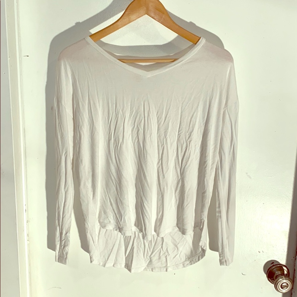 Mossimo stretchy white women’s top